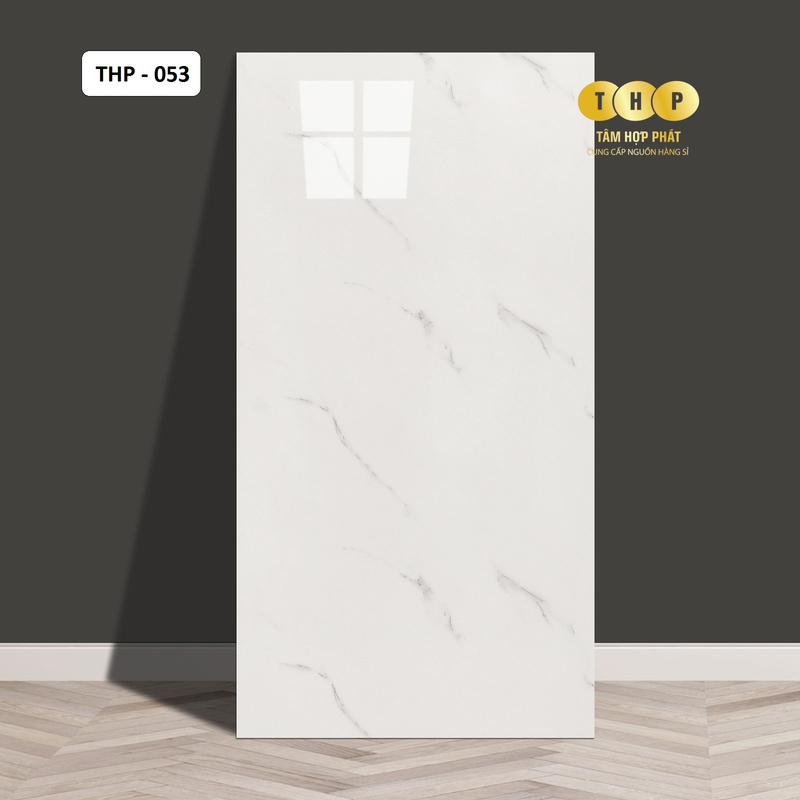 Combo 50 tấm THP 053 chính hãng THP xốp dán tường đá trắng vân mây chất lượng trang trí nhà đẹp