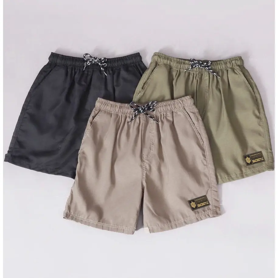 Celana Boardshort Pria  Celana Pendek Pria Dan Wanita   Celana Casual Harian Sport  Ringan Nyaman  Celana short pants Unisexs  polos Santai Hitam