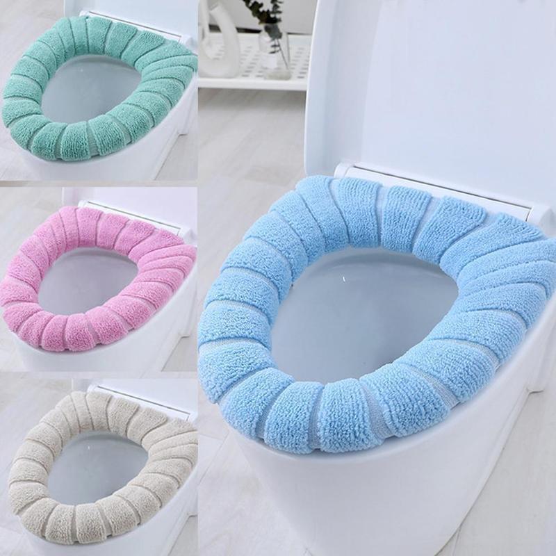 Product Introduction of Thảm Bọc Bồn Cầu, Ấm Áp Mùa Đông, Đệm Bồn Cầu Phòng Tắm, Dày Hơn Và Mềm Mại, Có Tay Cầm, Có Thể Giặt Được, Thích Hợp Cho Mùa Đông, U1C0 19