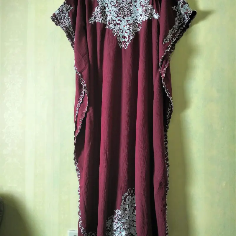 Kaftan bahan Crinkle premium lembut 5