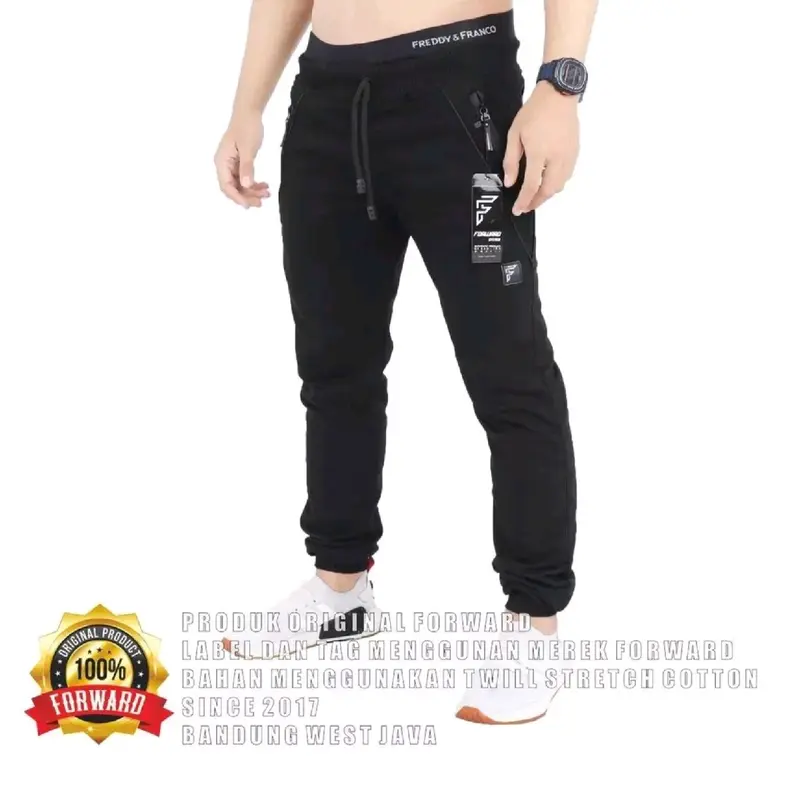Celana Jogger Pria Wanita Babyterry Panjang Celana Joger Training Forward System 1