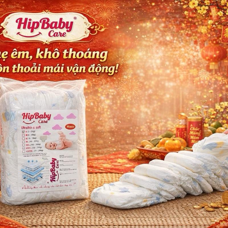 HipBaby Care Combo 100 Bỉm Quần Mỏng Nhẹ Thấm Hút Tốt Khô Thoáng Ngày Đêm Cho Bé Từ 2kg-20kg An Toàn Chất Lượng Cao