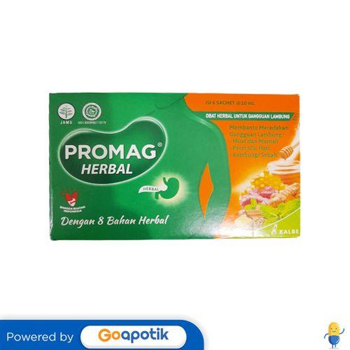 Gambar PROMAG HERBAL 10 ML BOX 6 SACHET dari Apotek Rejeki Sidoarjo by GoApotik Kab. Sidoarjo Tokopedia