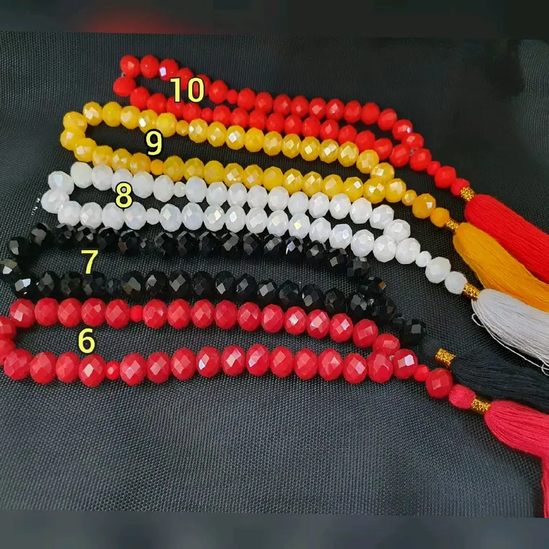 Tasbih kristal 33 ukuran 10mm Muslim 1