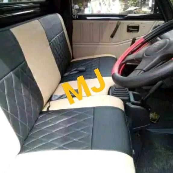 Sarung jok mobil pickup motif kotak Carry, t120ss, Zebra, Grandmax, Blindvan, L300, Kijang, DFSK, dll 2