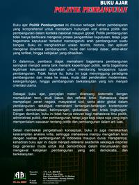 Gambar Buku Ajar: POLITIK PEMBANGUNAN dari Griya Pintar Rizky Kota Cilegon 2 Tokopedia