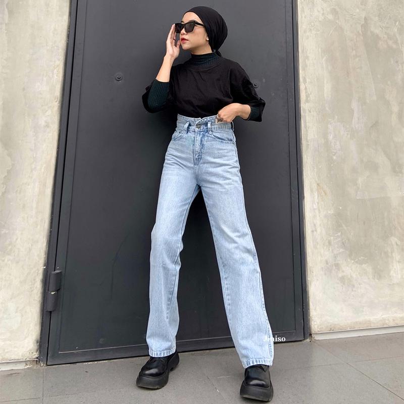 JINISO - Ultra Highwaist Loose Jeans 222 LEVEL UP 5