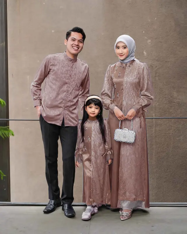 Couple Family Set Zanitha dress Couple Lebaran 2025 Exclusive Spesial Lebaran Gamis Couple Lebaran Syari Modern Dress Kondangan Set Baju Muslim Terbaru 2025 2