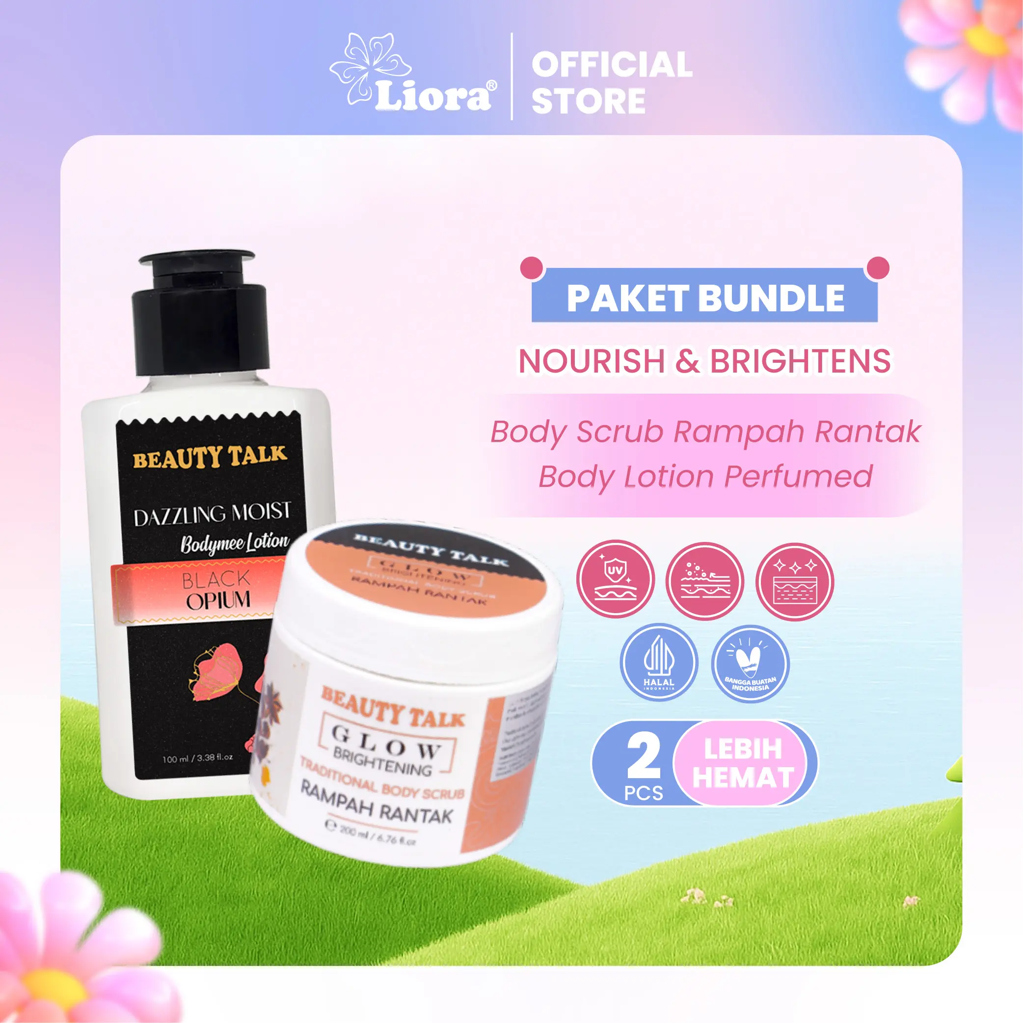 SCRUB + LOTION PARFUME BLACK OPIUM