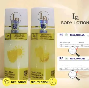 LN ORI  10x DOSTING WHITENING  Lotion Dosis++ Siang dan Malam HB Dosting Pemutih BPOM 100% ORIGINAL dengan 10%Niacinamide & Alpha Arbutin