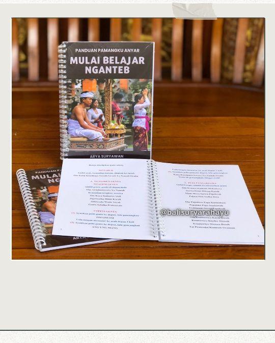 (36) Buku Mulai ---- | Paduan Pertama Belajar Nganteb | Arya Suryawan | Buku Hindu Bali Spiritual