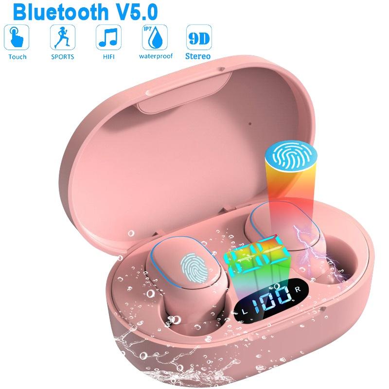 Product Introduction of Tai nghe Bluetooth E7S, tai nghe TWS LED không dây, Bluetooth , giảm tiếng ồn, tai nghe Hadphone, tai nghe âm thanh HIFI 9D, tai nghe nhét tai thể thao với MICPHONE 1