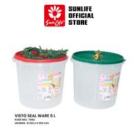 Gambar SunLife Visto Seal Ware Toples Makanan Kering Serbaguna Toples Kerupuk Kapasitas Besar Sampai 24 Liter SNL-7052 - 5 LITER, PINK dari SunLife Plastics Kab. Tangerang 1 Tokopedia