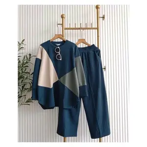 One Set Irene Setelan Wanita Crinkle Airflow Standar Jumbo