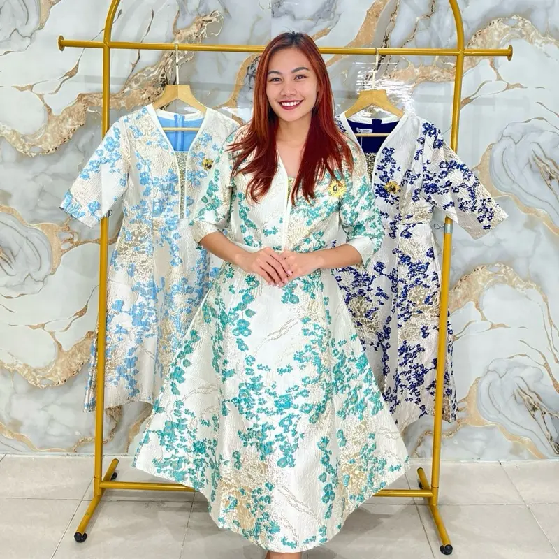 Dress jaguard premium 7805/Dres pesta mewah/dress formal Rumah Butik Bellicia/dress 0