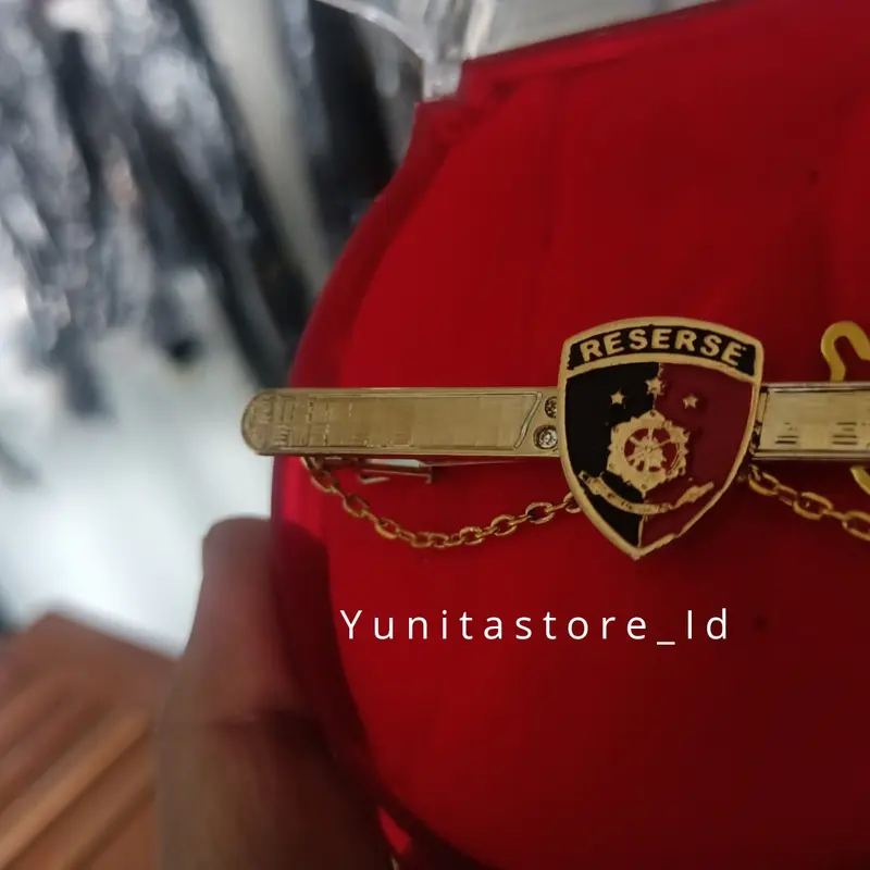 penjepit klip dasi logo reserse reskrim terbaru premium anti luntur 0