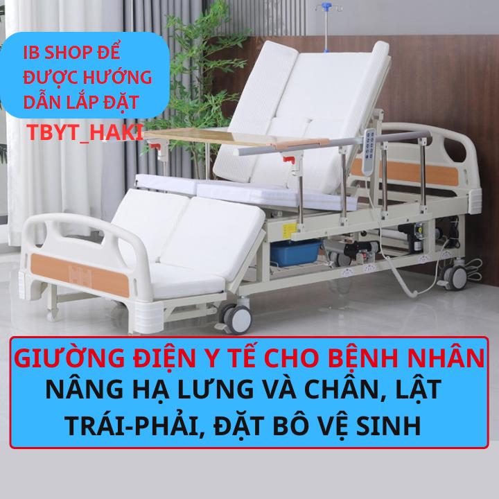 Giường Điện Cho Bệnh Nhân Nâng Hạ, Lật Trái, Lật Phải Bằng Điện, Có Chỗ Gội Đầu…