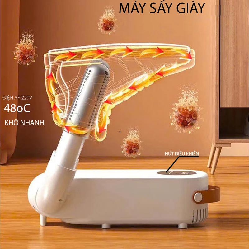 Máy Sấy Giày Khử Mùi Bằng Tia Cực Tím Thông Minh Có Hiển Thị Nhiệt Độ Combo Làm Khô Tất Đa Năng