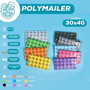 Fumu Polymailer Plastik Packing Baju Olshop 30X40CM Isi 100Pcs Lem Perekat Termurah Grosir