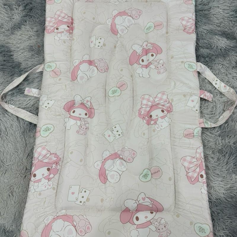 Nệm Lẻ sơ sinh lót 2 lớp tencel microfiber dành cho bé đi mẫu giáo kích thước 65*1m15 chần gòn 2 mặt