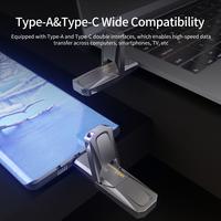 Gambar Netac OTG Flashdisk US5 USB 3.2+Type-C Solid State Flash Drive 128GB Dual Flash Disk up to 550MB/500MB/s dari Netac Indonesia OS Kota Bekasi 2 Tokopedia