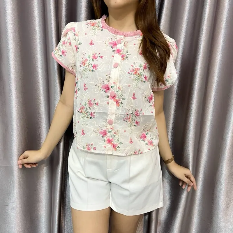 BELOVIE - Sovela Top Fashion Bordir Tile Import Premium Trendy Korean Style BKK 3