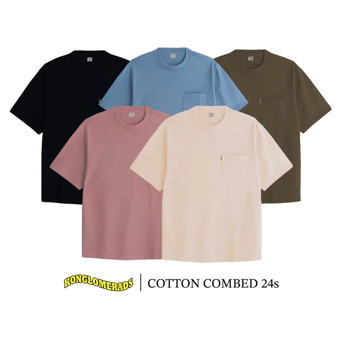 KONGLOMERADS - Kaos Pocket Polos Cotton Combed 24s Vol.1