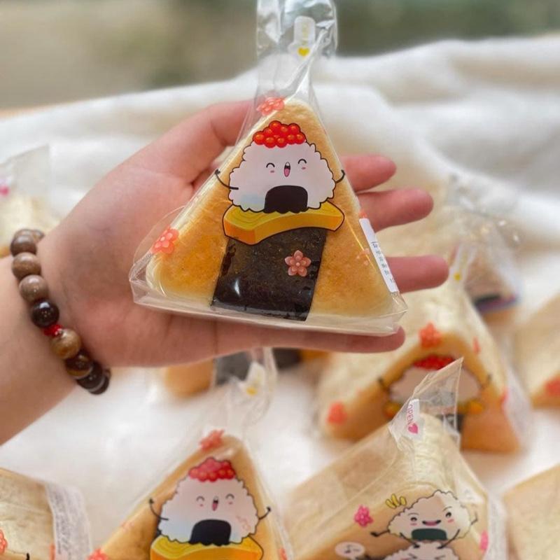 { Combo 100} Túi Đựng Cơm Nắm Size Lớn “Size 16x19cm” Hình Thú Cute Dễ Thương < mẫu ngẫu nhiên>