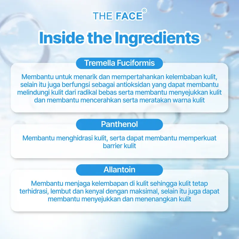 [ NEW LAUNCHING ] THE FACE Micellar Water 85ml With Tremella Fuciformis - Pembersih Wajah dan Makeup 2