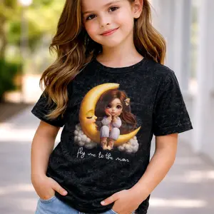 Atasan Anak Laki-laki dan Perempuan Unisex Motif Karakter Lucu Bahan Nyaman untuk Aktivitas Sehari-hari Fashion