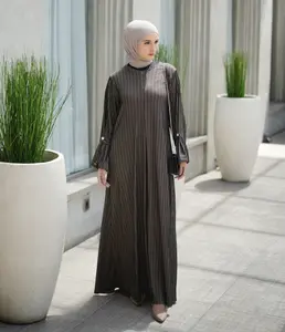 Sofia Dress Baju Gamis Muslim Wanita Polos Size M-L XL-3L XXL-XXXL Bahan Condru Tekstur Jatuh Tebal