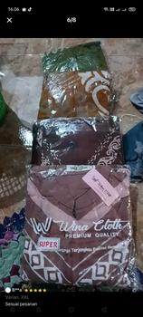 Product Review of WINA CLOTH - Gamis Batik Twill Rayon JUMBO Terbaru Terlaris Kasual Pesta Mewah Elegan Queen Milo L XL XXL XXXL from Q**9 1