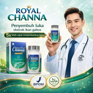 Royal Channa Ekstrak ikan gabus 100% Mempercepat penyembuhan pasca operasi dan luka bakar