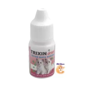 (The Ham's) TRIXIN DROP - Obat Tetes Mata Hidung Kucing Cat Kitten Anti Infeksi Iritasi Mata