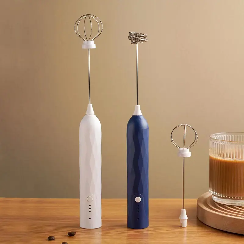Pengaduk Telur Kopi Elektrik Bisa di jadikan pengaduk Krimer - Cappuccino Maker Mini Electric Hand Mixer WHISK Alat Kocok Telur Elektrik | Milk Frother Mixer Kopi Dalgona Milkshake Pengocok Minuman Pengaduk Coffee Latte 3