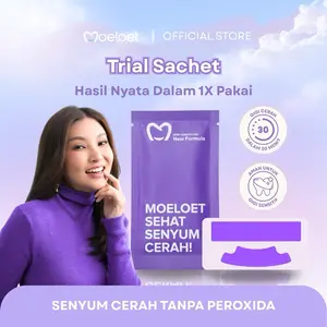 Moeloet Whitening Purple  Strip | Trial Pack Sachet Cocok Untuk Pemula