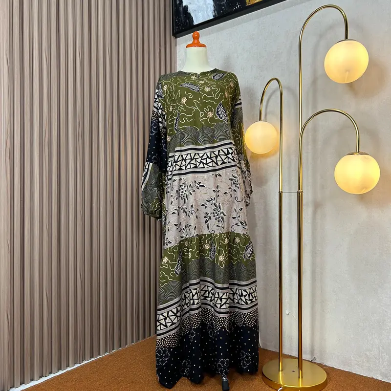 Gamis Evelin Rayon Super Lembut Nyaman 1
