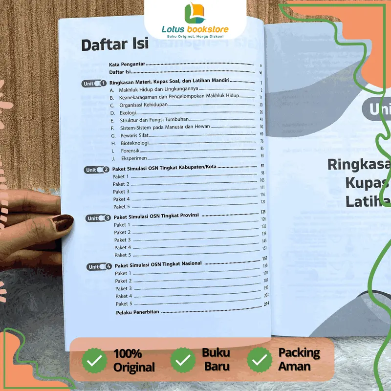 Gemilang OSN SMP/MTS - Kurikulum Merdeka - Buku Erlangga Original 1