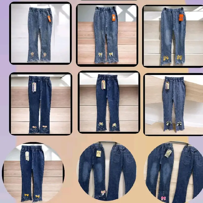 Dapat 2 Celana jeans lmport Anak Anak Untuk Umur 6-10 Dengan Motif Yang Cantik 0