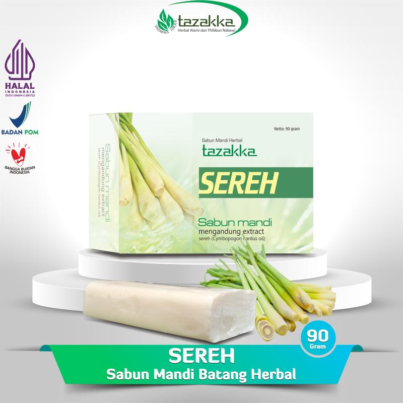 Sabun Mandi Herbal Ampuh Mengatasi Panu Dan Gatal Gatal Sabun Sereh Original Tazakka Perawatan Soap Tubuh Panu Kurap 3