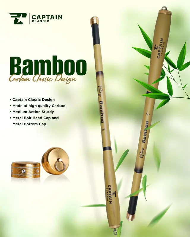 Tegek Captain Tegek Carbon Captain BAMBOO, RUAS ULIR MOTIF BATIK 1,8m 2,1m 2,4m 2,7m 3,0m, 3,6m 4,5m 1