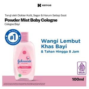 JOHNSON'S Powder Mist Baby Cologne - Minyak Wangi Bayi 100 ml
