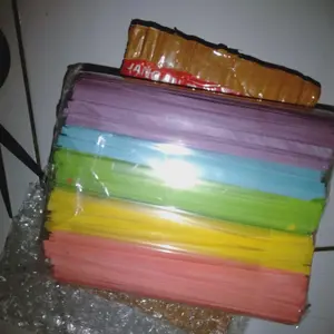 ArSan - Mie Gepeng Warna Mix 500gr Bebas Susu Organik Noodles Food