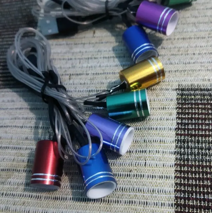 Lampu miniatur sound Usb isi 5 lampu 7