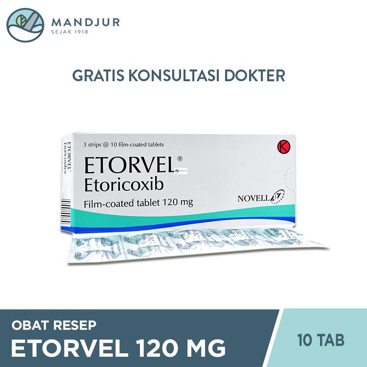 Etorvel 120 mg Strip 10 Tablet