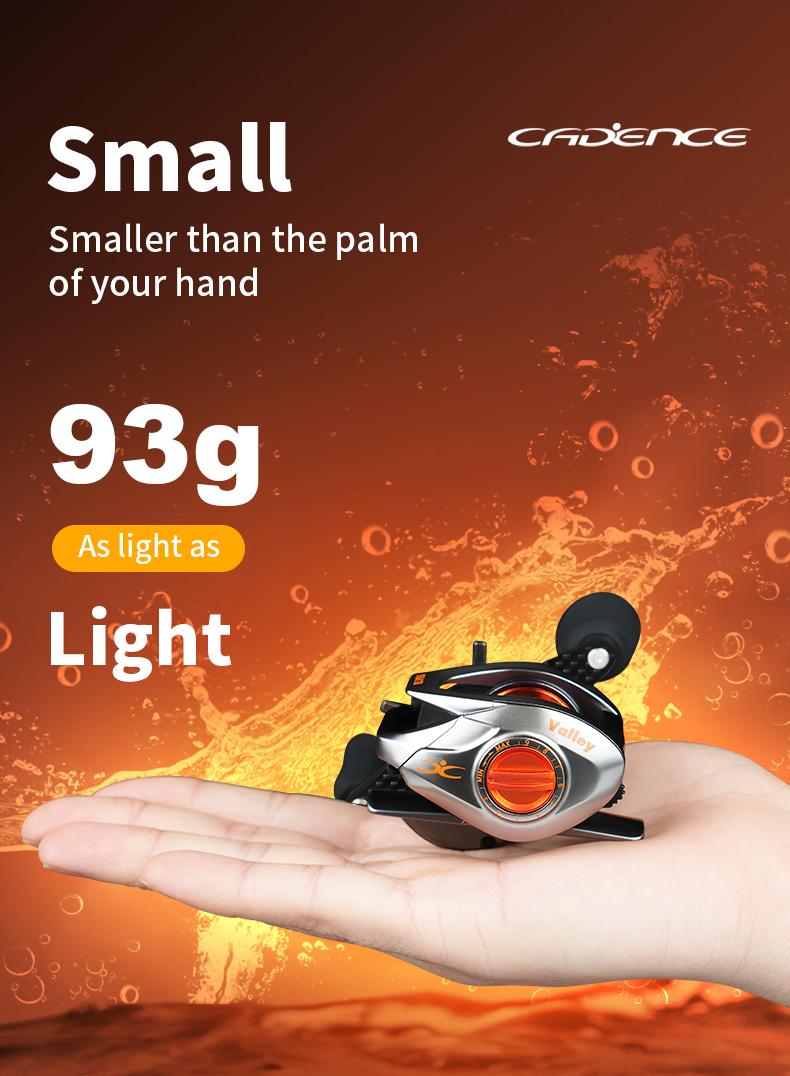 Cadence Elves II Ultralight Baitcasting Reel(Left Hand Version), Ultralight 93g,Kekili Mikro,Nisbah Gear 5.6:1,Brek 3kg,Galas 9+1,Casting 0.5G,Sesuai untuk Umpan Toman,Umpan Sebarau,Memancing Gewang,Memancing Air Tawar Cadence Elves II Ultralight Baitcasting Reel(Left Hand Version), Ultralight 93g,Kekili Mikro,Nisbah Gear 5.6:1,Brek 3kg,Galas 9+1,Casting 0.5G,Sesuai untuk Umpan Toman,Umpan Sebarau,Memancing Gewang,Memancing Air Tawar