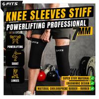 Gambar FITS Knee Sleeves Stiff Powerlifting Professional 7mm Pelindung Lutut Untuk Squat Powerlifter - PREMKNEE7MM- S dari SFIDN FITS Shop Kota Tangerang Selatan 1 Tokopedia