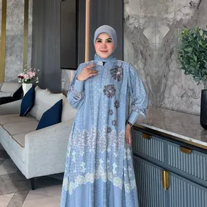 Ninala Dress - Gaun Elegan dengan Motif Bunga dan Detail Bordir yang Menawan
