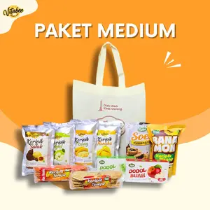 HEMAT MURAH Paket Oleh-Oleh Keripik Buah Medium - FIONA VITABEE Khas Kota Malang Apel Nangka Pisang Nanas Mangga Rambutan