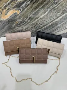 dompet wanita "VANYA" dompet panjang perempuan, dompet wanita panjang simple, dompet selempang rantai cewe